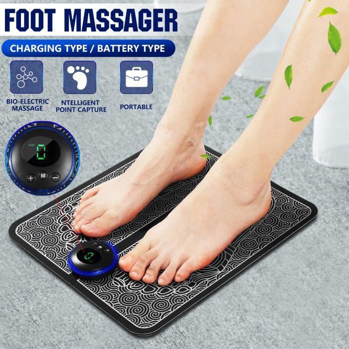 Electrique EMS masseur de pied coussin pieds stimulateur musculaire jambe remode