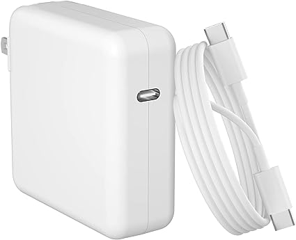 Chargeur Mac Book Pro - 96W USB C Adaptateur secteur pour chargeur rapide compat