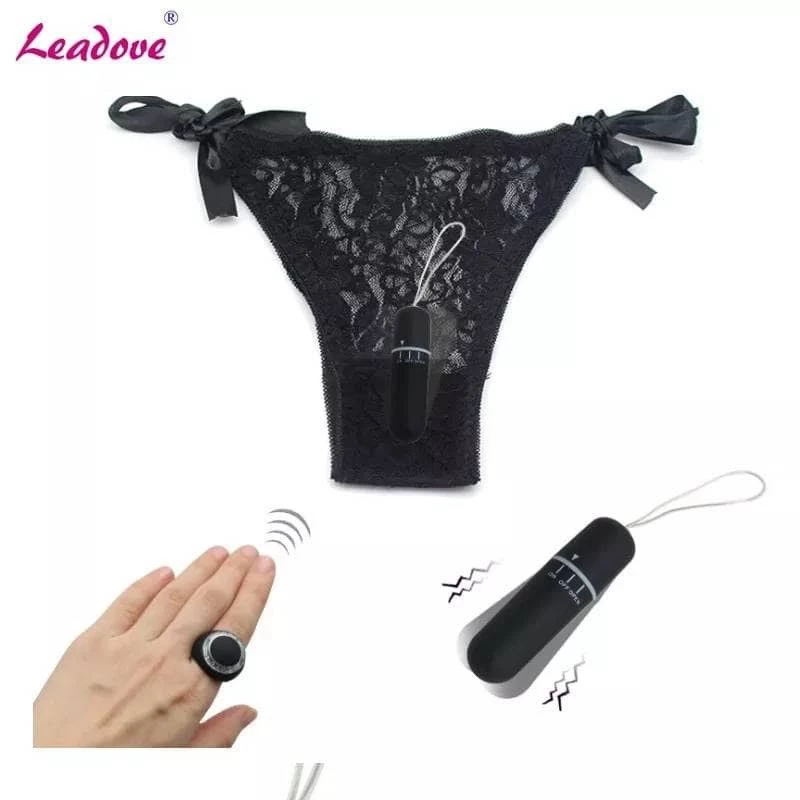 Télécommande puissante culotte en dentelle vibrateur sangle sur sous-vêtements clitoridien Invisible vibrant oeuf culotte jouets sexuels pour les femmes