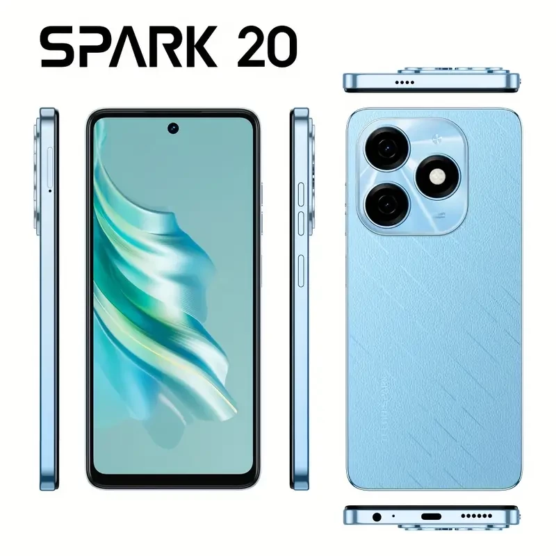 Tecno spark 20 /256Go/8Go RAM/Écran 6.6 pouce 720x1612 px scellé